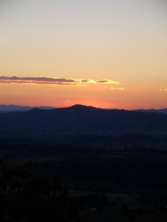 Sonnenuntergang im Beaudesert Shire