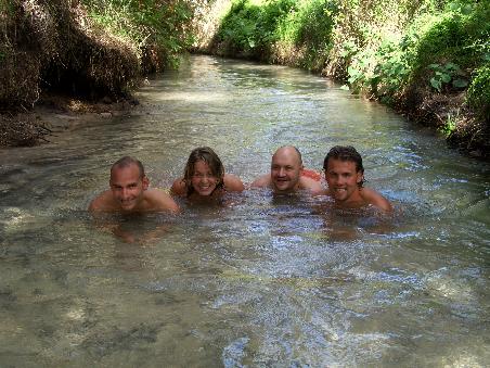 Daniel, Hanni, Thomas aus der Schweiz und Andi