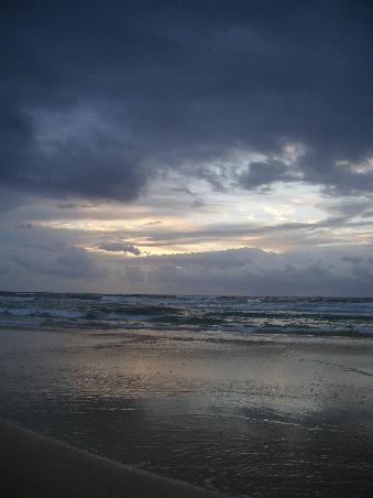 Verdeckter Sonnenaufgang