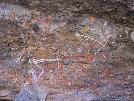 Aboriginemalereien am Nourlangie Rock