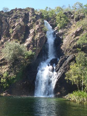 Einer der beiden Wangi Falls