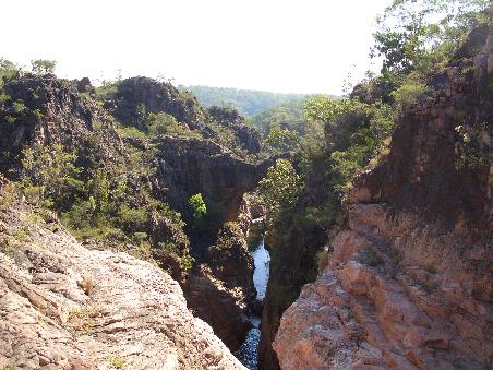 Die natuerliche Bruecke der Tolmer Falls