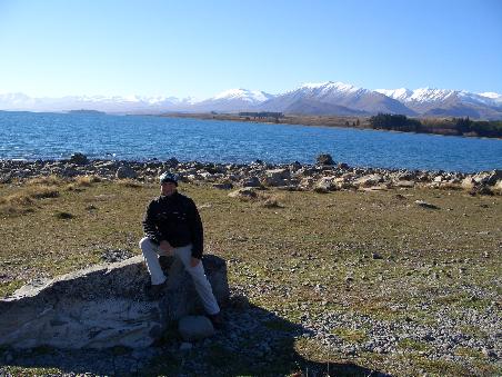 Daniel am Lake Tekapo