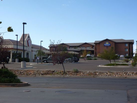 Ein letzter Blick zurück zu unserem Days Inn wo wir zwei Tage verbrachten - gerne wären wir hier länger geblieben.
