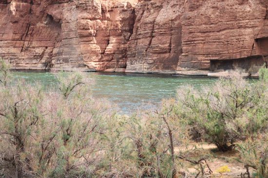 Immer wieder bleiben wir stehen und gehen ein paar Schritte zum Fluß.
Die Gegend ist einfach herrlich und wir sind froh den Abstecher gemacht zu haben.