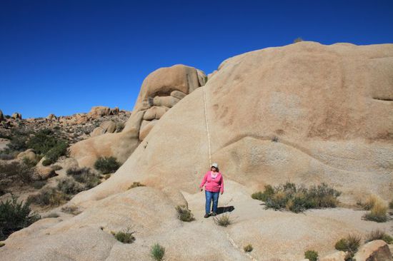 Auf dem Weg zurück vom Skull Rock.