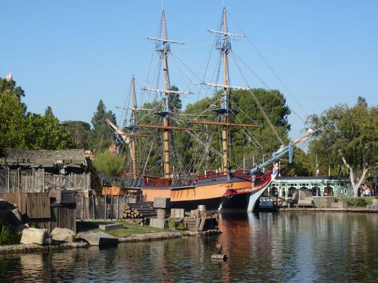 Das Piratenschiff von Käptn Hook.