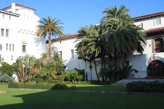 Der Garten im Courthouse