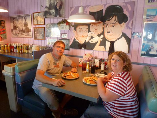 Wir fühlen uns wie im Film Grease.