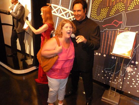 Tom Jones und ich im flotten Duett.