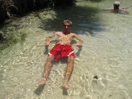 Thomas im Eli Creek