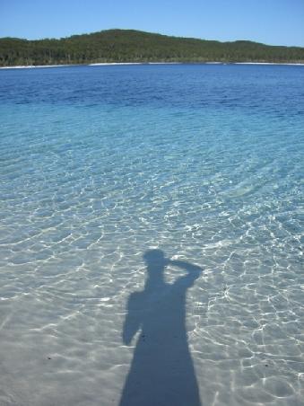 Mein Schatten auf dem Seegrund