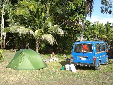 Unser Campingplatz am Sonntag
