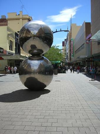 Einkaufsstrasse in Adelaide