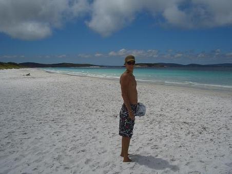Ich am Traumstrand