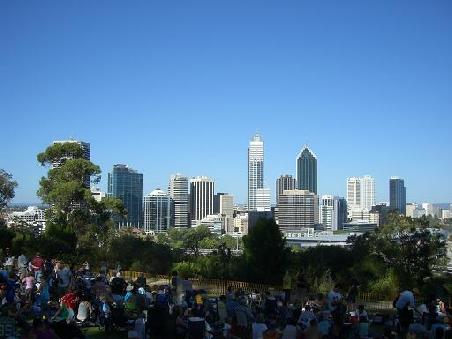 Skyline vom Kingspark