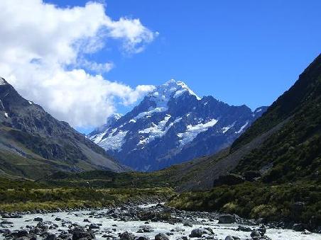 Der verschneite Mt.Cook