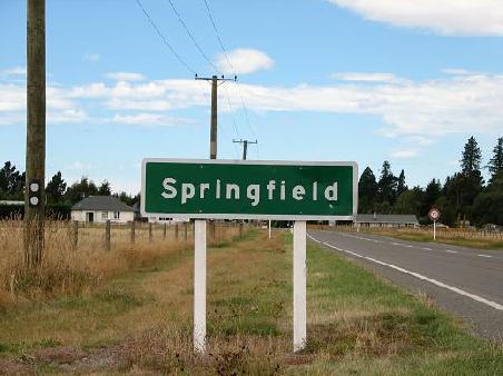 Ein Dorf Namens "Springfield" nach dem Arthur Pass, Homer Simpson haben wir leider nicht gesehen.