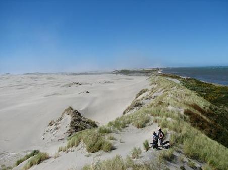 Blick ueber den Farewell Spit