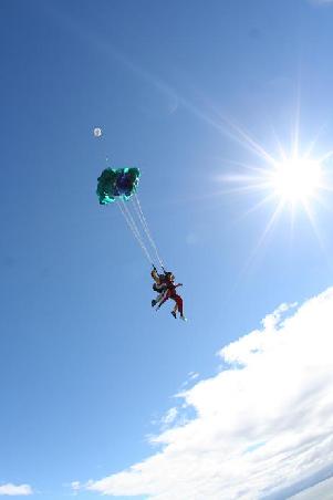 ...und da war der Freefall Spass schon vorbei.