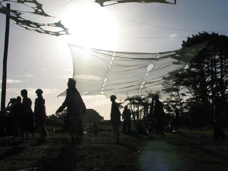 Goa Floor gegen Sonnenuntergang......