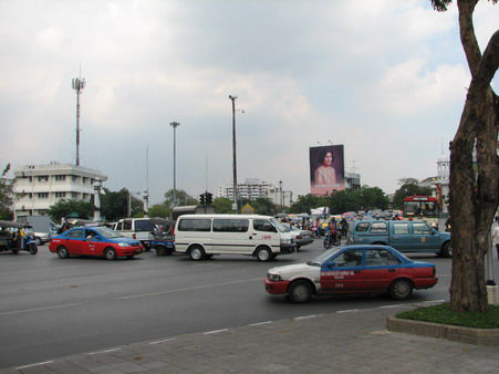 Verkehrschaos in Bangkok