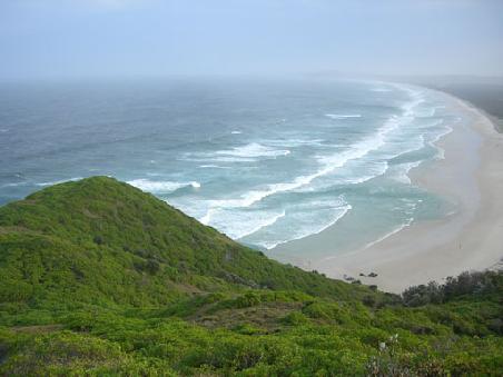 Beach in Byron Bay -- Menschen leer