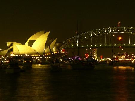 Sydney Opera und Harbour Bridge