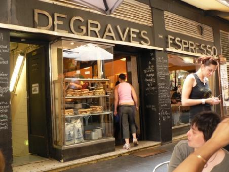 Degraves Espresso Bar in der Degraves St.