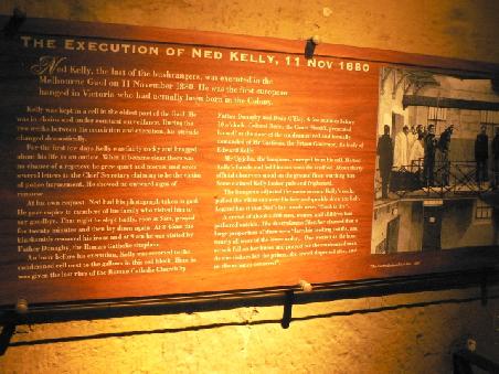 unter Anderem auch die von Ned Kelly am 11.11.1880