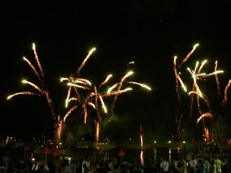 das abschliessende Feuerwerk