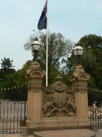 Eingang des Government House