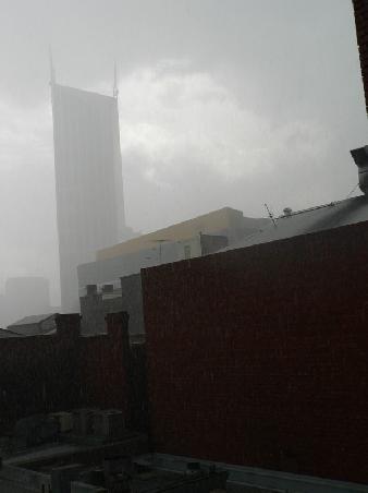 Wolkenbruch in Melbourne