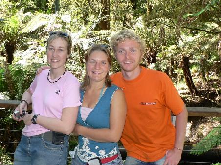 die Sigi, die Mary und ich am "Cool Gully"