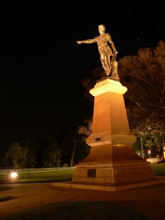 Light's Vision (Colonel William Light mit seinem Fingerzeig auf Adelaide, seinem "Meisterwerk")