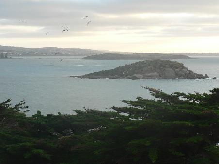 Rosetta Head (The Bluff), dahinter Granite Island