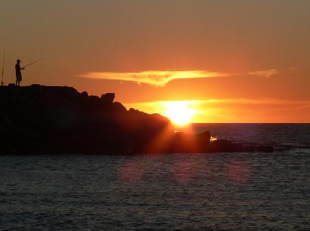 Sonnenuntergang am Cottlesloe Beach