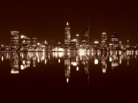 Skyline von Perth