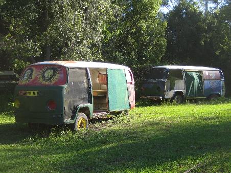 Garten des Hostels