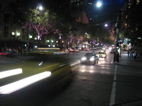Melbourne bei Nacht