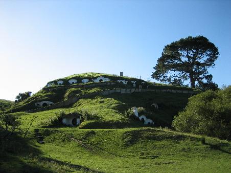 Hobbiton - doch keine Hobbits weit und breit, so eine Verarsche...