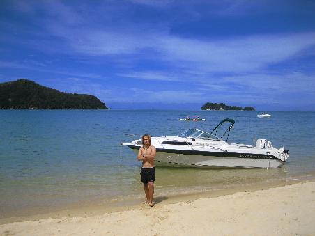 mein neues Boot - gefunden im Abel Tasman NP