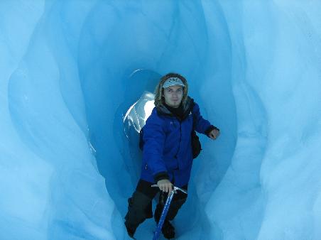Hoehle am Gletscher - klass!!