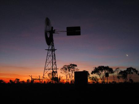 Outback Sonnenuntergang