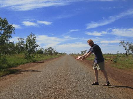jetzt verstehe ich die "better roads for Queensland" Kampagne - DAS ist der Highway!