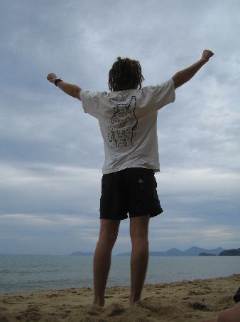 am Strand von Palm Cove