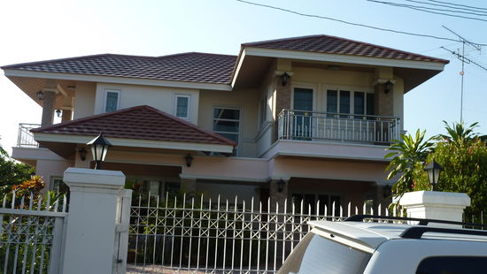 schöne Häuser haben sie hier..