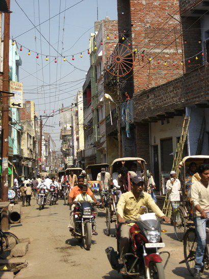 ... und wie überall in Indien viel Verkehr.