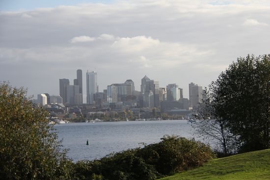 Union Lake mit Blick auf Seattle