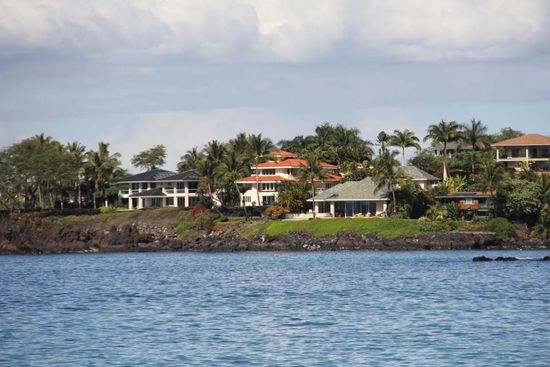 Haus von Tiger Woods ( in der Mitte )